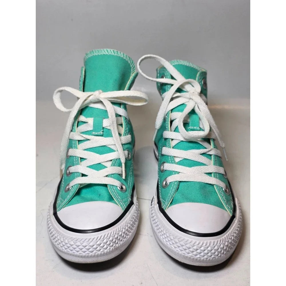 Converse Chuck Taylor All Star Men's Sneakers Size 4 Women's 6 Teal Hi Top Shoes - Picture 14 of 15